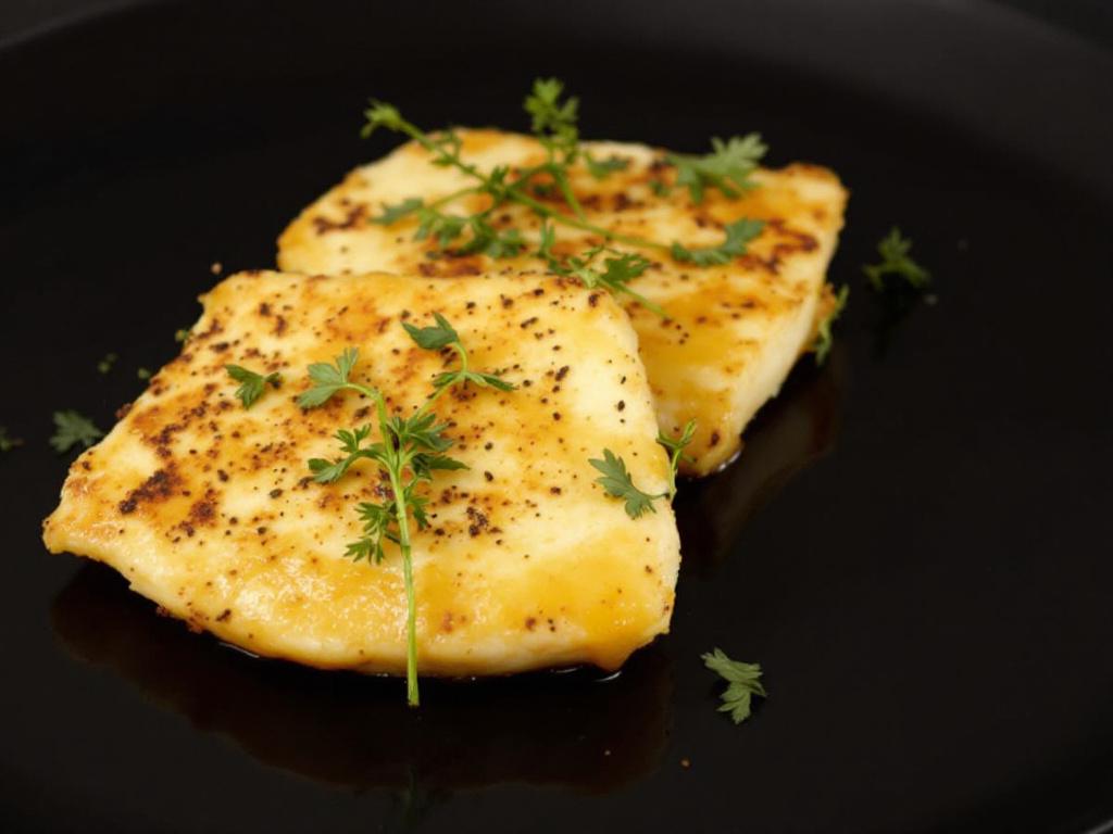 Recette du Halloumi Poêlé au Miel et au Thym : Croustillant et Fondant