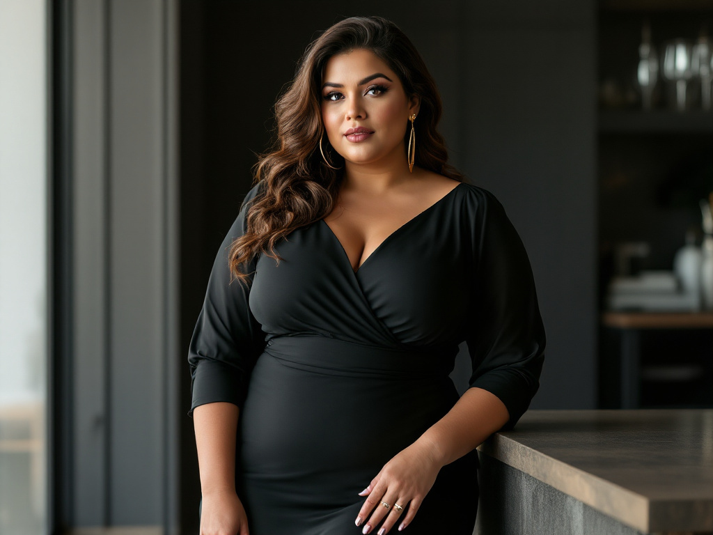Choisir la meilleure robe amincissante pour femme ronde