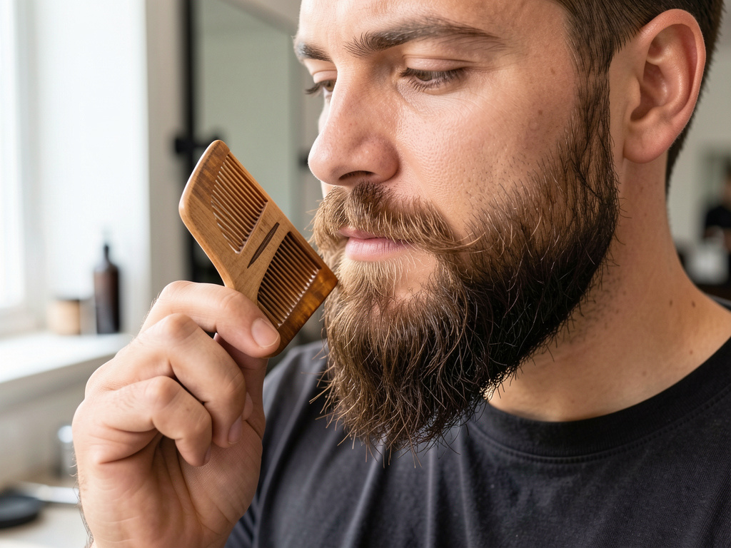 Quel peigne choisir pour une barbe courte ? forme, matière et conseils