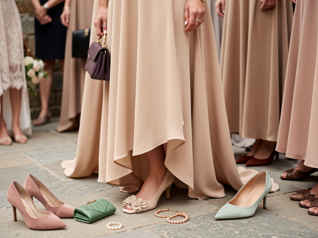 Quelle couleur associer au beige pour une robe de mariée invitée ?