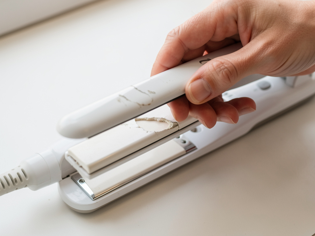 Réparer un lisseur GHD aux plaques abîmées : solution temporaire