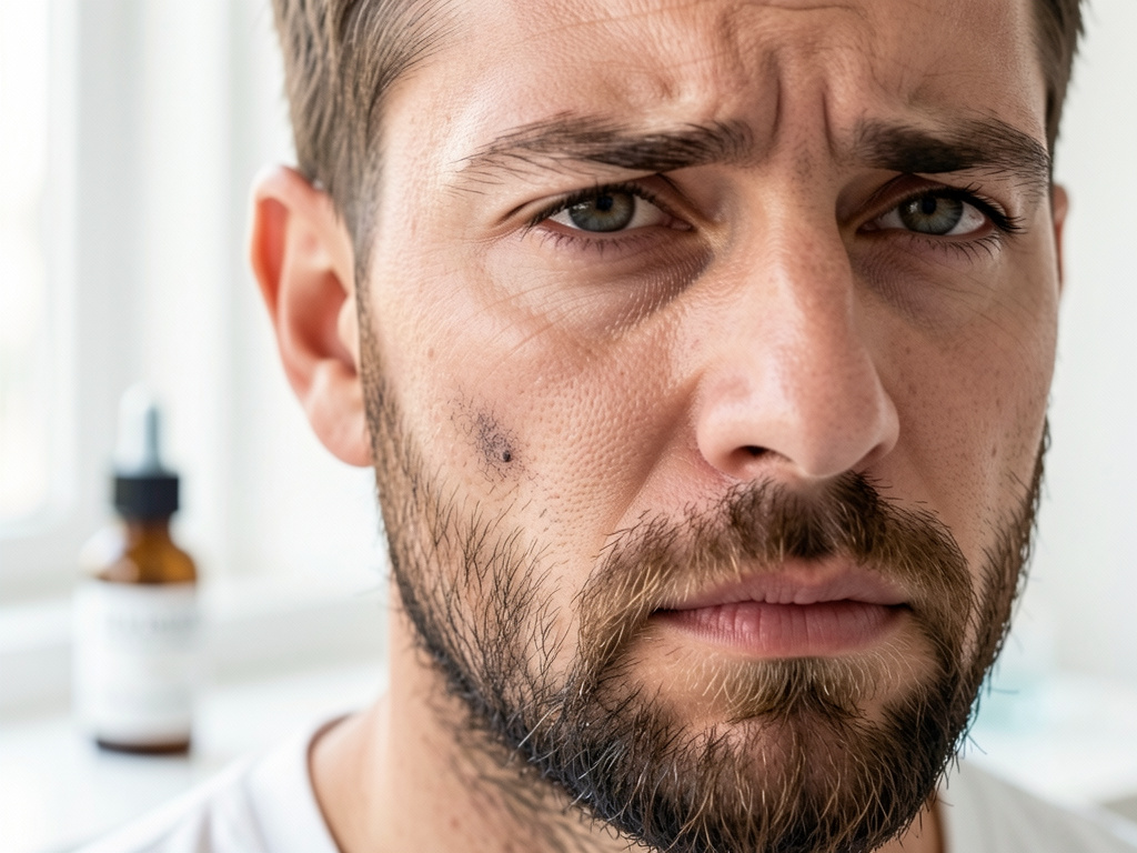 Solutions pour perte de densité de barbe sur zones précises : traitements